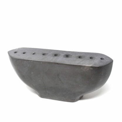 Soapstone Black Menorah - Smolart