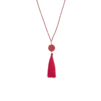 The Wanderer Tassel Necklace, Carousel - Aid Through Trade