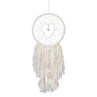 Macrame Dreamcatcher - Crystal Heart