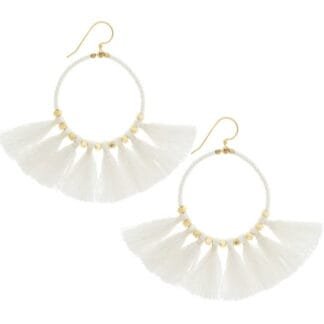 The Dreamer Earring, Cream - Aid Through Trade