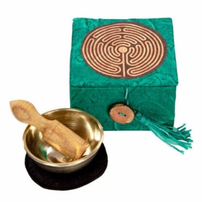 Mini Meditation Bowl Box: 2in Garden Labyrinth