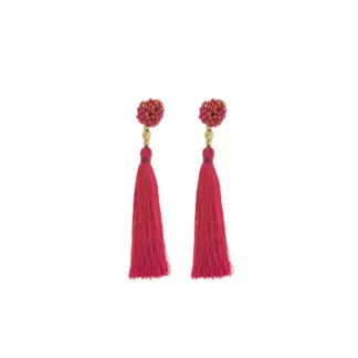 The Rosette Tassel Earring, Carousel - Aid Through Trade