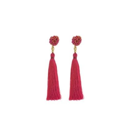 The Rosette Tassel Earring, Carousel - Aid Through Trade