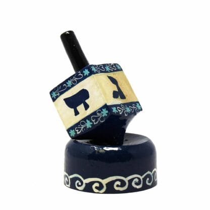 Handpainted Dreidel with Base