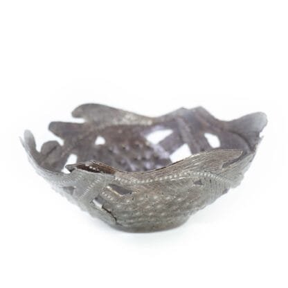 Decorative Drum Art Bowl or Votive, Fruit on Vine - Image 4