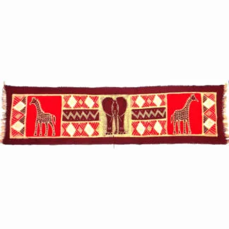 Horizontal Green Guinea Fowl Batik - Tonga Textiles
