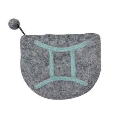 Felt Gemini Zodiac Coin Purse - Global Groove - Image 2