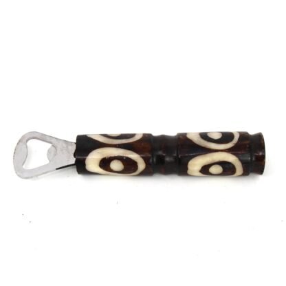 African Batik Bone Bottle Opener, Mixed Designs - Image 9