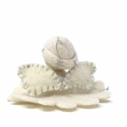 White Angel Felt Ornament - Global Groove (H) - Image 3