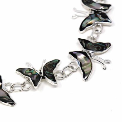 Bracelet, Abalone Butterflies - Image 2