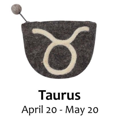 Felt Zodiac Taurus Clutch Purse - Image 2