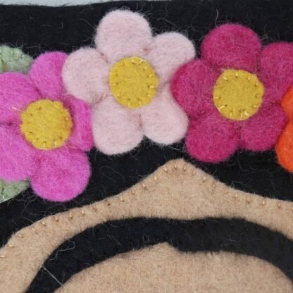 Hand Crafted Felt: Frida Pouch - Image 5