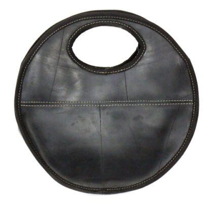 Recycled Rubber Round Handbag - Image 2