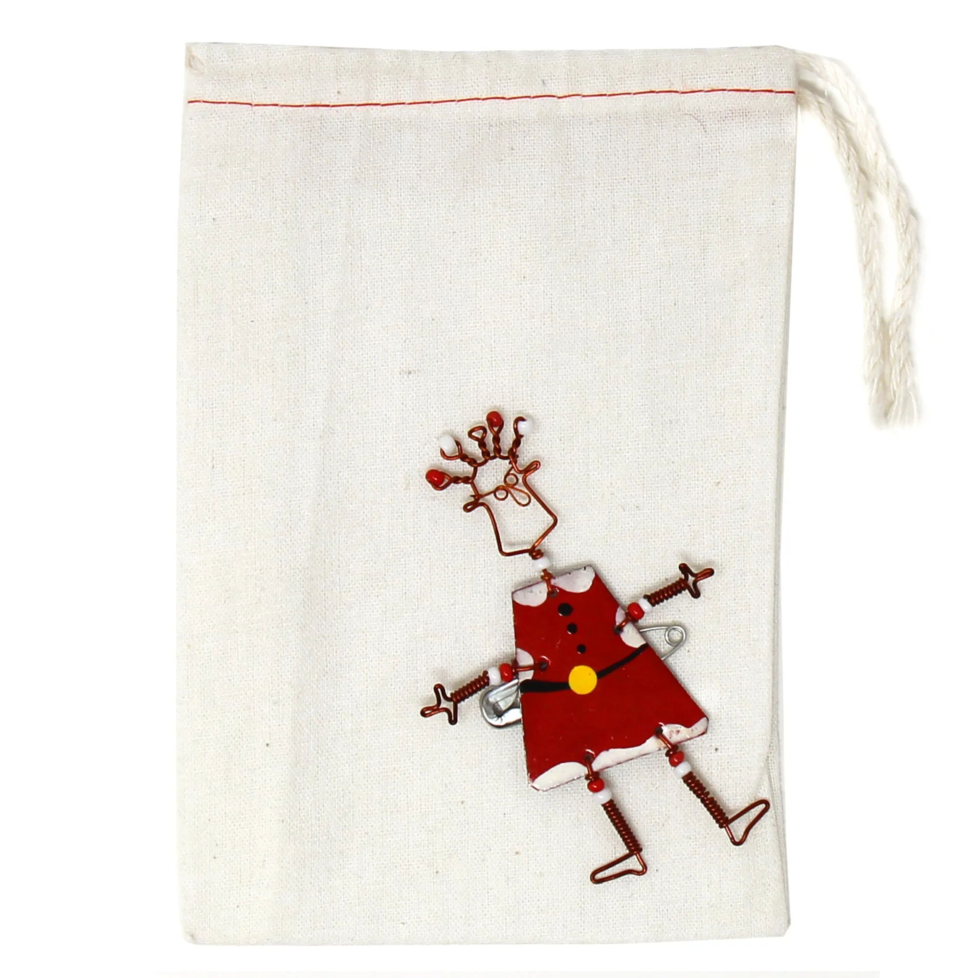 Dancing Girl Santa Pin - Creative Alternatives - Image 3