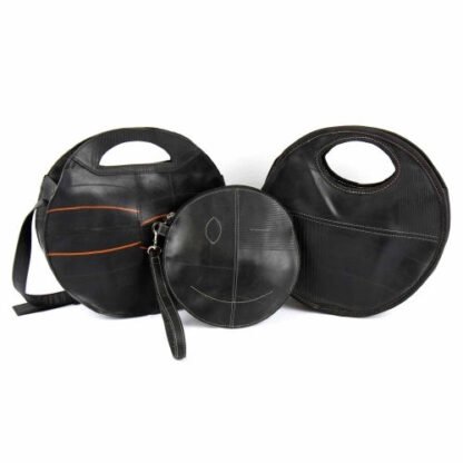 Recycled Rubber Round Shoulder Bag - Image 8