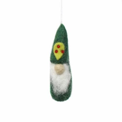 Christmas Gnome Felt Ornaments, Set of 3 - Image 3