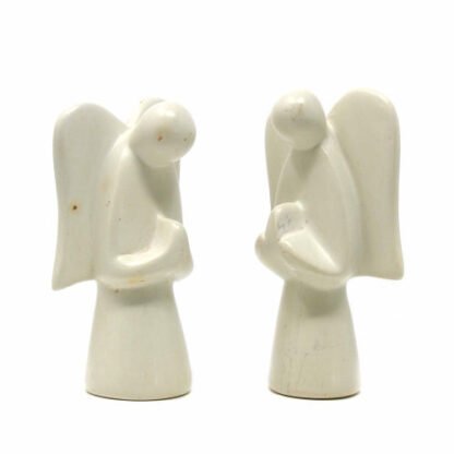 Soapstone Angel Sculpture, Natural Stone - Image 9