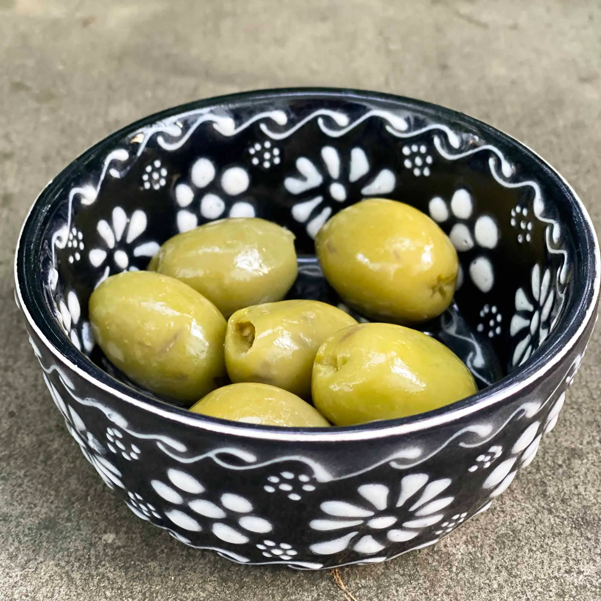 Set of 2 Encantada Handmade Pottery Appetizer & Dip Bowl, Ink - Image 4