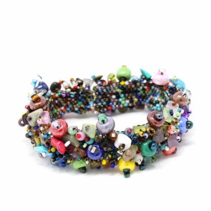 Magnetic Beach Ball Caterpillar Bracelet Multi - Lucias Imports (J) - Image 3