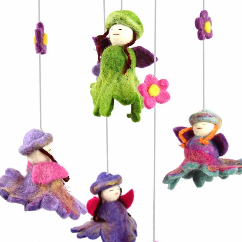 Felt Flower Fairy Mobile - Global Groove - Image 3