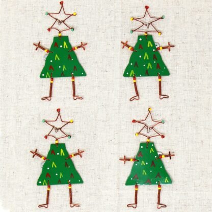 Dancing Girl Christmas Tree Pin - Creative Alternatives - Image 4