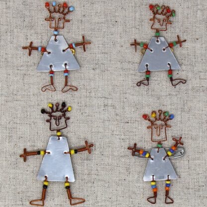 Set of 10 Dancing Pins with Maasai Beads - Image 4