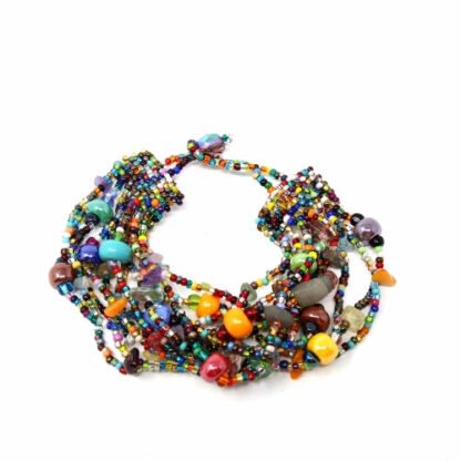 Beachball Beaded Bracelet - Multi