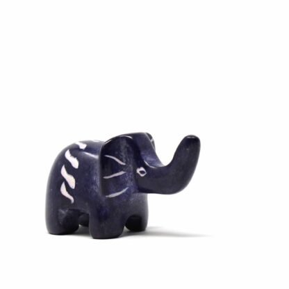 Soapstone Tiny Elephants - Assorted Pack of 5 Colors - Image 5