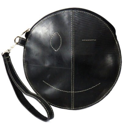 Recycled Rubber Small Round Wristlet - Image 2