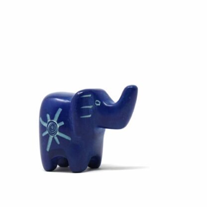 Soapstone Tiny Elephants - Assorted Pack of 5 Colors - Image 3