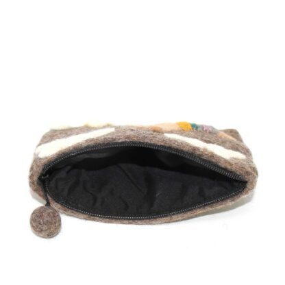 Hand Crafted Felt: Llama Pouch - Image 3