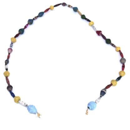 Face Mask/Eyeglass Paper Bead Chain, Colorful Mixed Shapes - Image 2