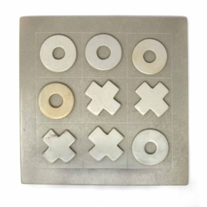 Handcarved Soapstone Tic-Tac-Toe Game Set - Image 2