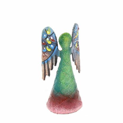 Painted Steel Drum Angel - 4 Inch - Croix des Bouquets (H) - Image 3