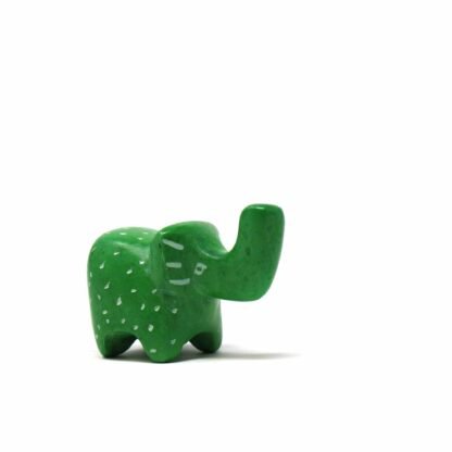 Soapstone Tiny Elephants - Assorted Pack of 5 Colors - Image 4