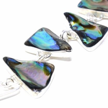 Bracelet, Abalone Triangle Link - Image 2