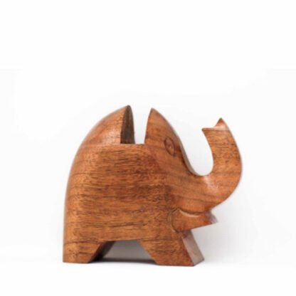 Elephant Eyeglass Acacia Wood Stand - Image 5