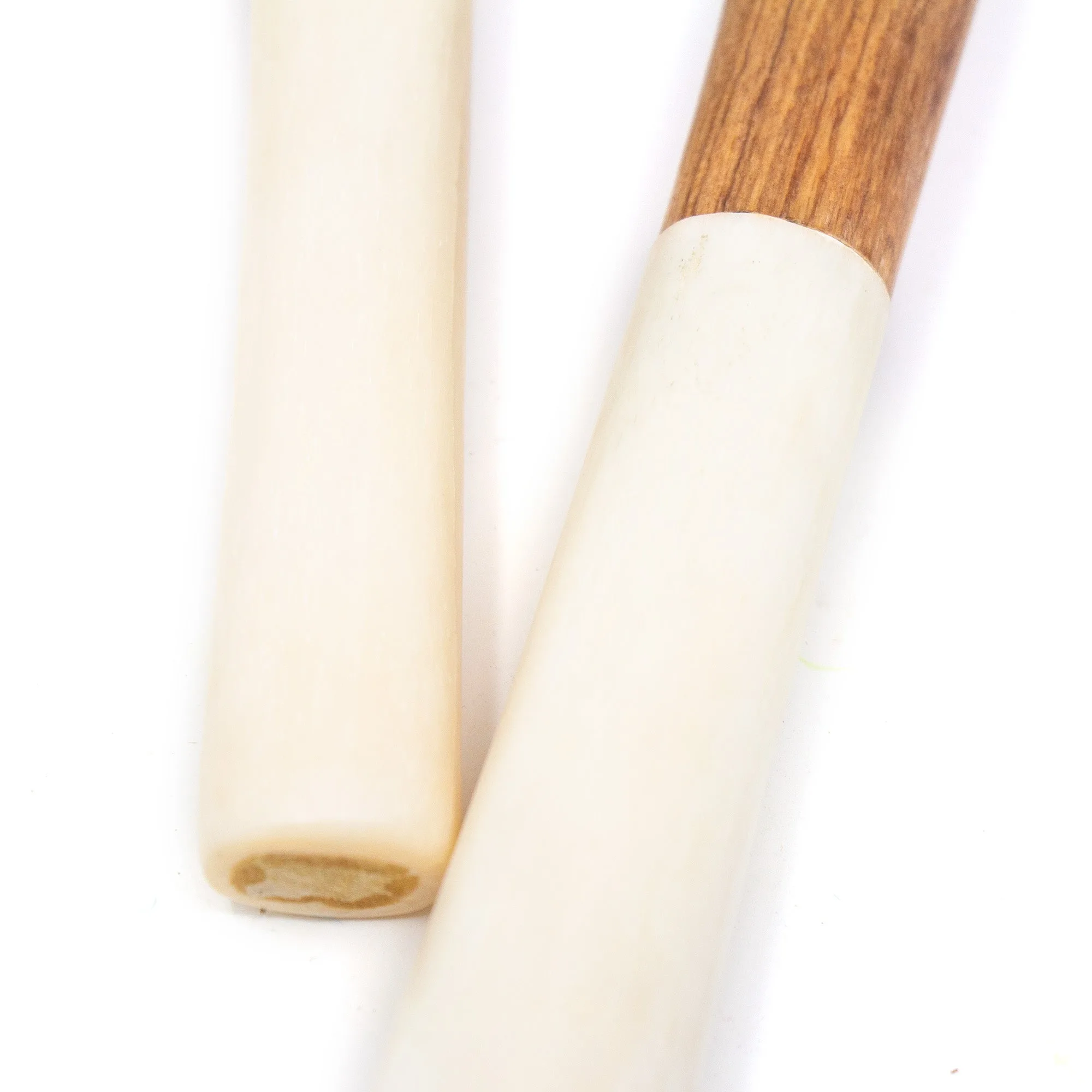 Olive Wood Salad Servers with White Bone - Image 3