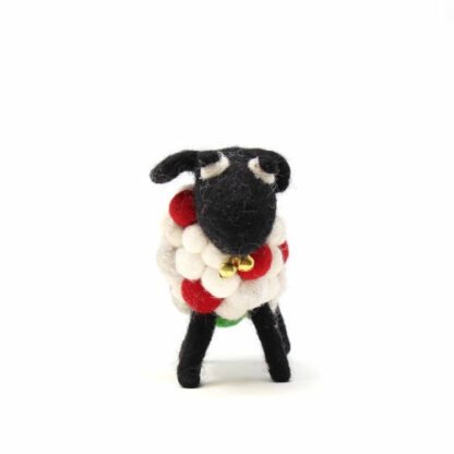 Christmas Sheep, Small 10cm - Global Groove (H) - Image 3