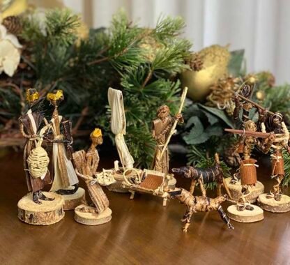 Banana Fiber Nativity Set - Esther Kariuki - Image 3