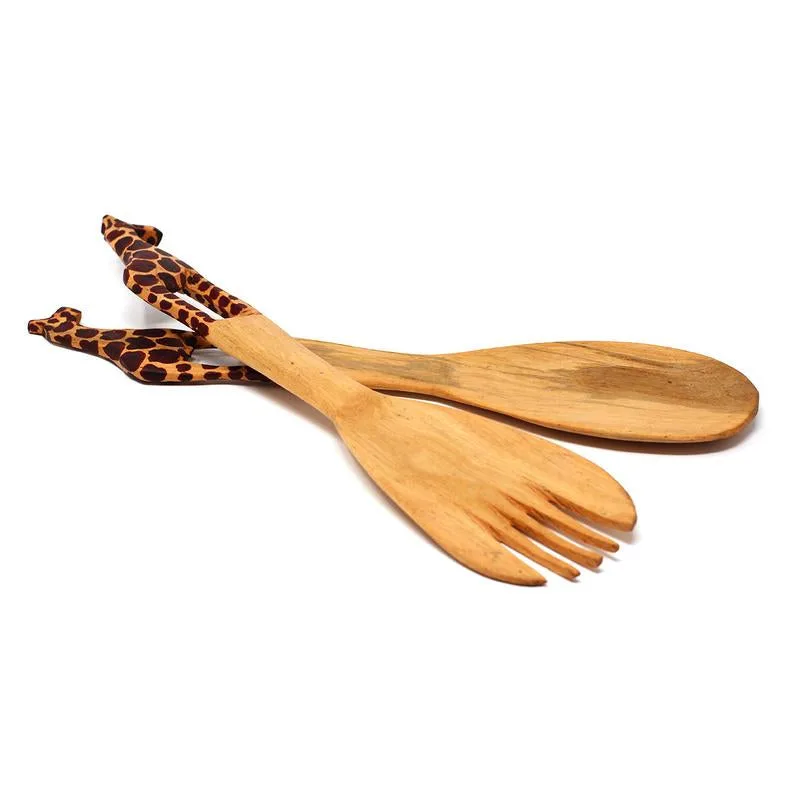 Giraffe Salad Serving Set - Image 5