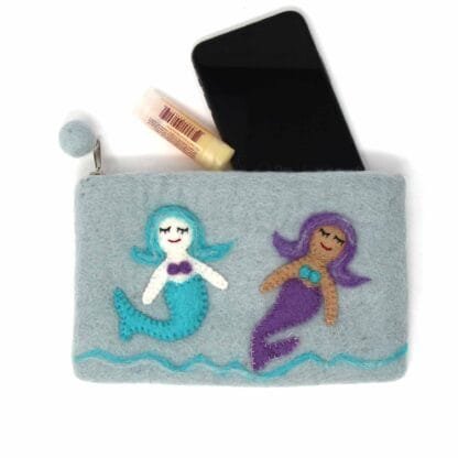 Hand Crafted Felt: Mermaid Pouch - Image 2