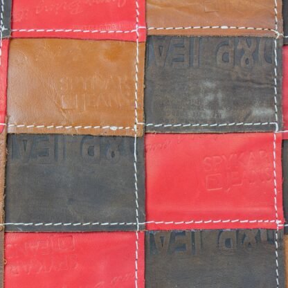 Leather Reclaimed Label Butler Bag - Image 6