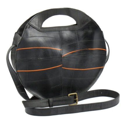 Recycled Rubber Round Shoulder Bag - Image 2