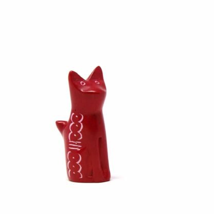 Soapstone Tiny Sitting Cats - Assorted Pack of 5 Colors - Image 5