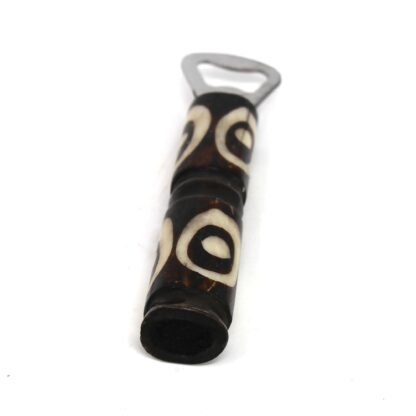 African Batik Bone Bottle Opener, Mixed Designs - Image 6