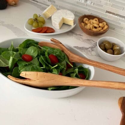 Giant 17 inch Hands Salad Servers - Jedando Handicrafts - Image 3
