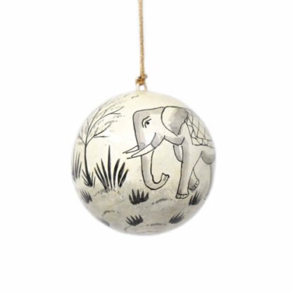 Handpainted Ornament Elephant - Pack of 3 - Image 2