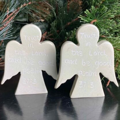 Angel Devotional Tokens with Psalm Inscriptions, Set of 2 - Image 5