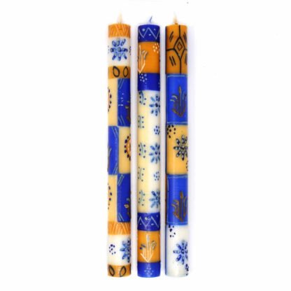 Tall Hand Painted Candles - Three in Box - Durra Design - Nobunto - Image 5